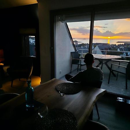 Appartement Bretagne Vue Mer Exceptionnelle Sur Les Hauts D'Erquy Au Calme ! Et Au Pied Du Gr34 Exterior foto